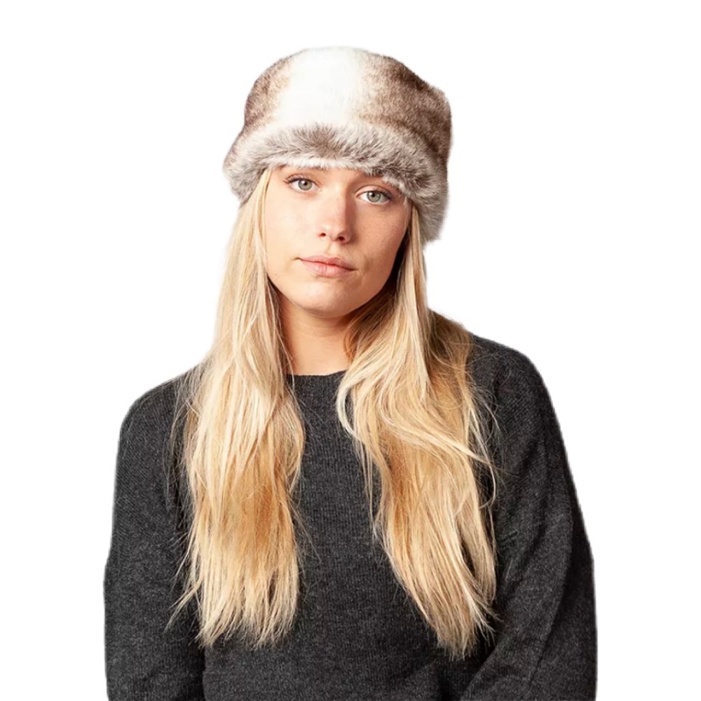 BARTS Warm Plush Brown Faux Fur Head Band